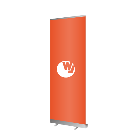 Roll-Up Budget | B 100 cm x H 200 cm | einseitig bedruckt