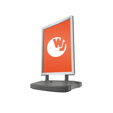 Kundenstopper WINDTALKER® | DIN A1 | ohne Druck